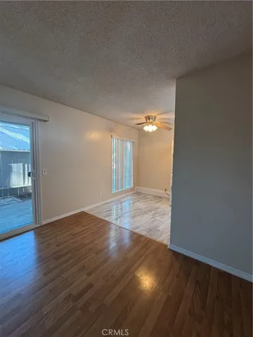 Living room to kitchen dining area