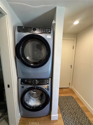 brand new stackable washer and dryer
