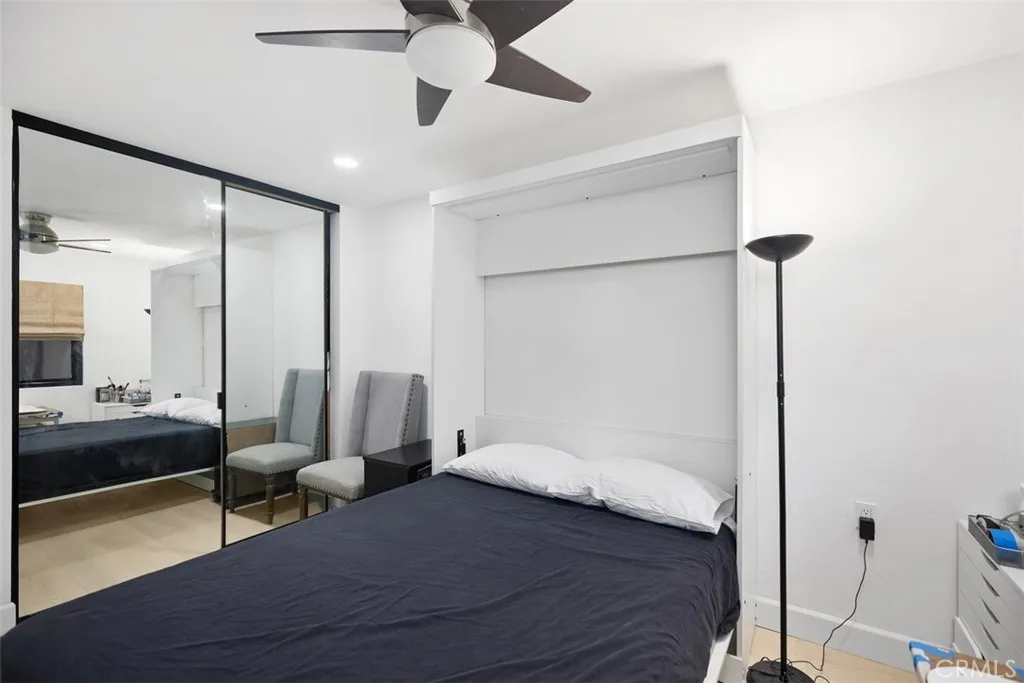 Guest bedroom with Murphy queen bed