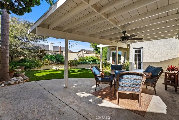 Huge covered patio