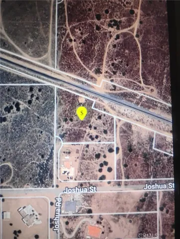 The property is identified here by the "S" marker in the photo