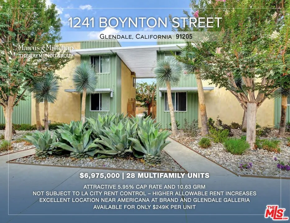 1241 Boynton Street, Glendale, California 91205, 32 Bedrooms Bedrooms, ,28 BathroomsBathrooms,Residential Income,For Sale,Boynton,25583099