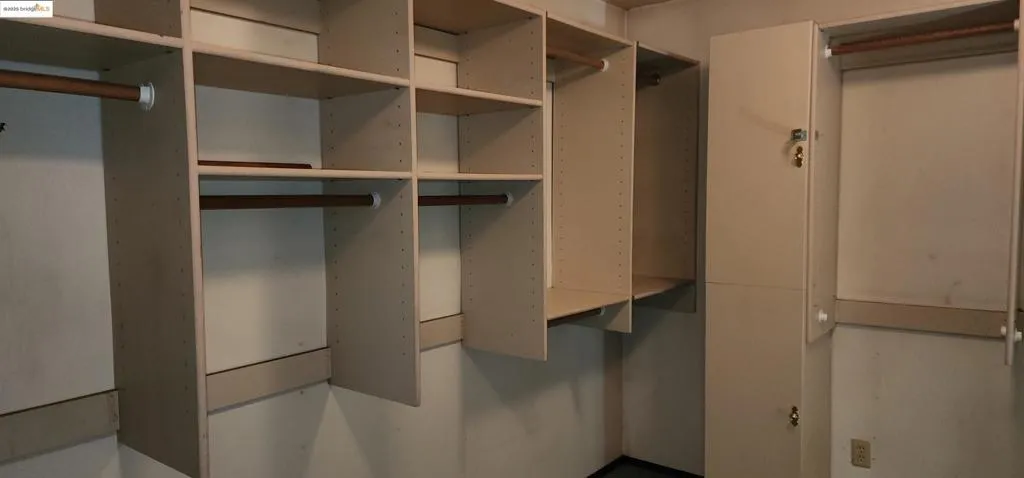 View of spacious closet
