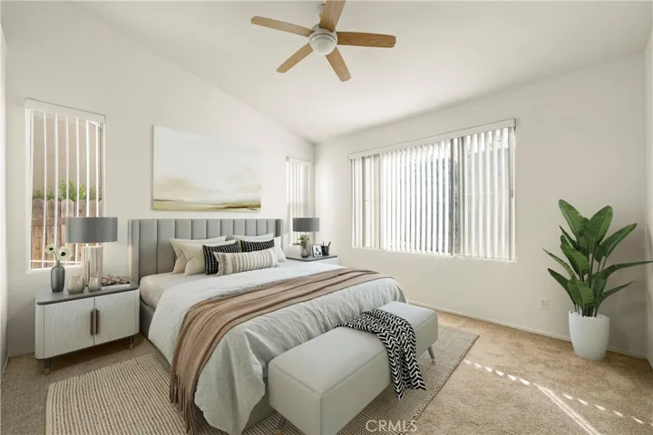 Primary Bedroom Virtually Staged