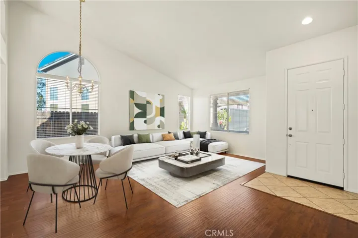 Living & Dining Room Virtually Staged