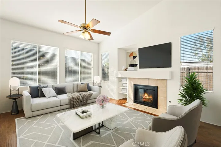 Family Room Virtually Staged