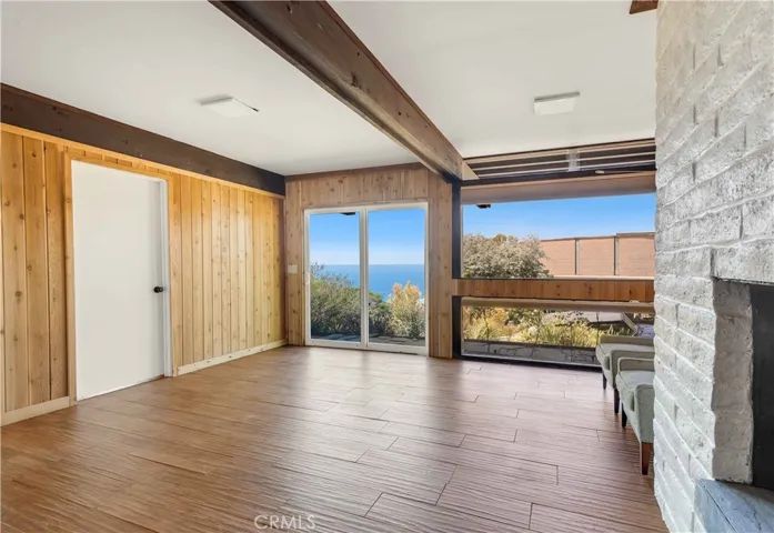 lower level interior. Views!