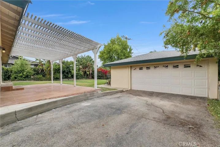 Garage and Patio