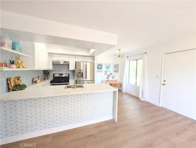 8 foot long kitchen peninsula