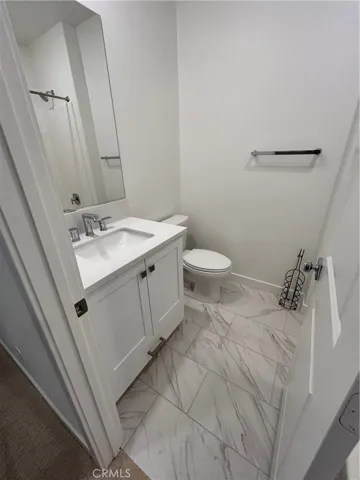 Up hallway bath