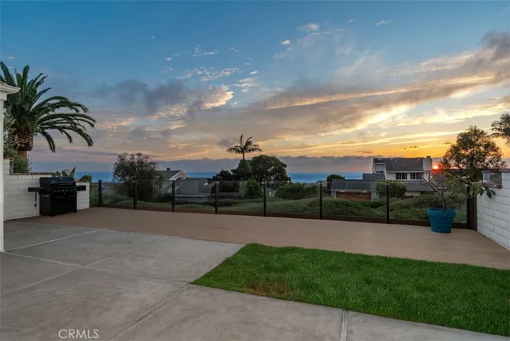 Expansive backyard