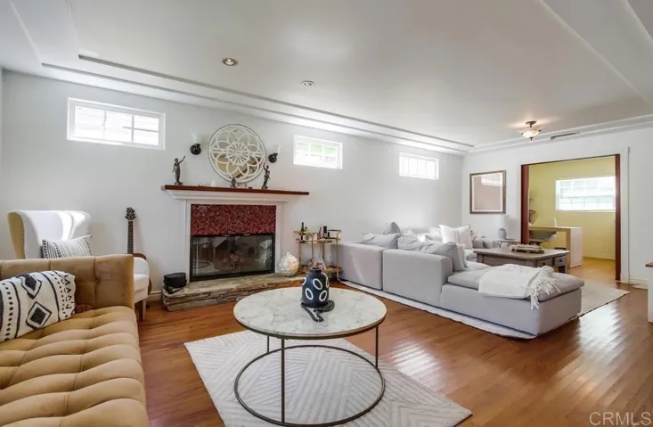 Huge Living Room with Fireplace - great for those cozy nights by the fire or movie night