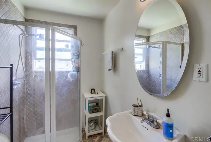 Downstairs Bathroom located between Bedrooms 1 and 2 for easy access