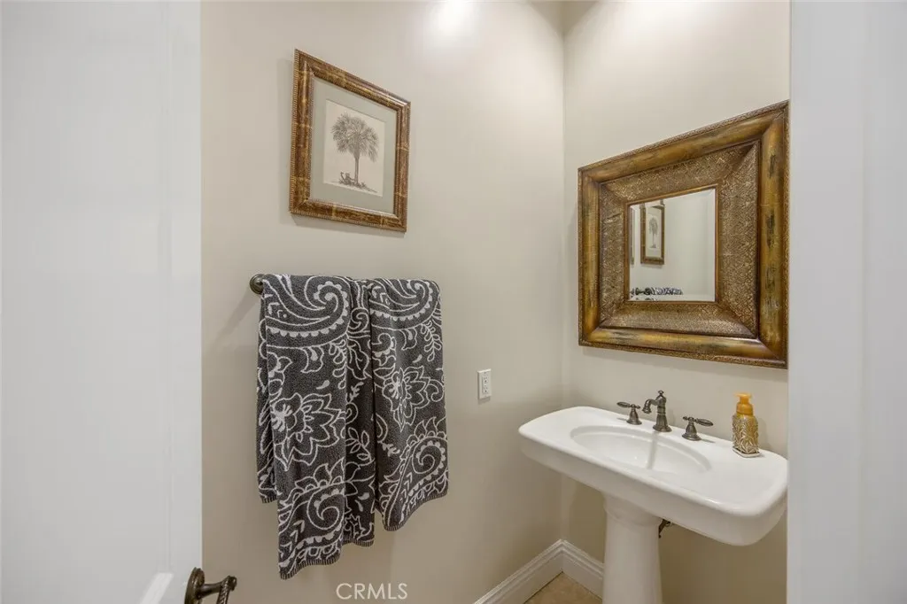 Downstairs powder bath