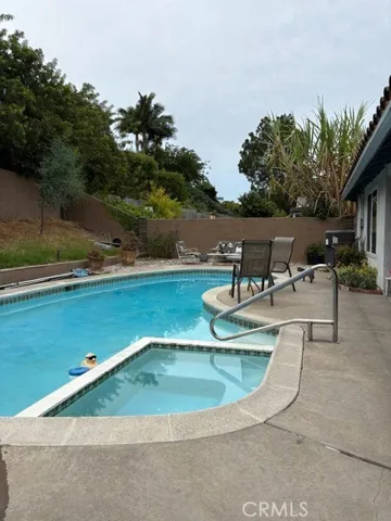 Access to pool and backyard