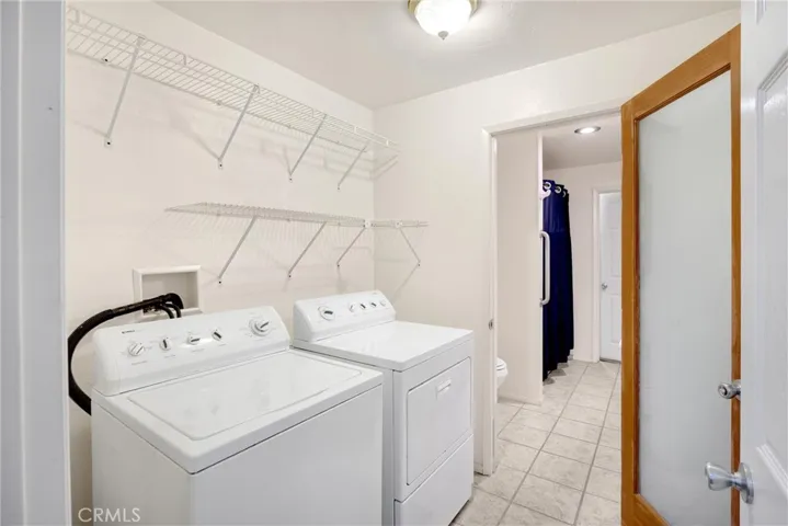bottom level laundry room
