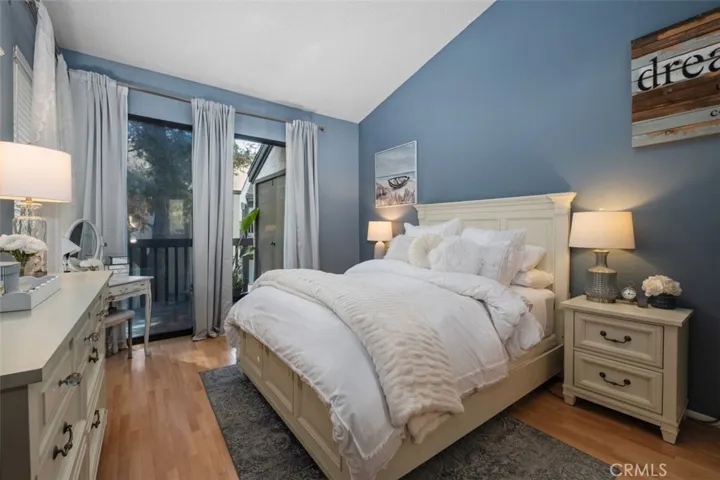 Grand primary suite with views and sounds of nature