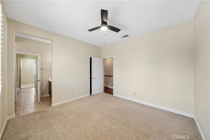 Empty Staged Upstairs Bedroom 2