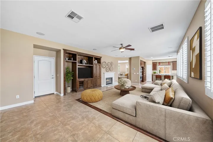 Virtually Staged Family Room