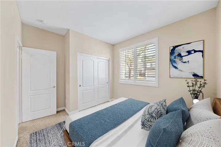 Virtually Staged Downstairs Bedroom