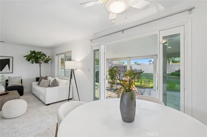 Flowing from the kitchen, the family room adds flexibility to your living space