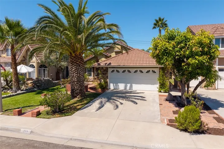 Two-car garage with direct access to the home.
