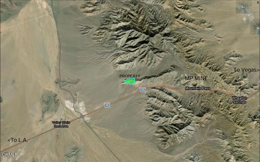 Aerial View Distance to MP Materials