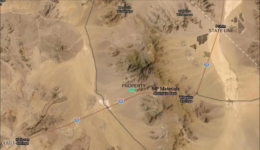 Distance to MP Materials & Primm State L