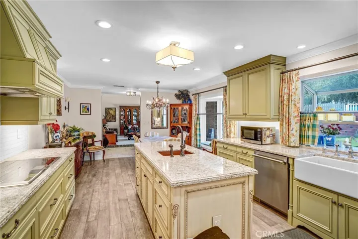 Kitchen and Dining Area View