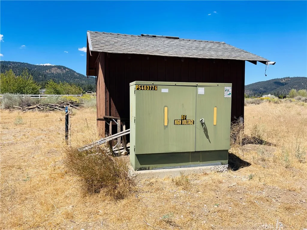 Power for well, former machine shop and house