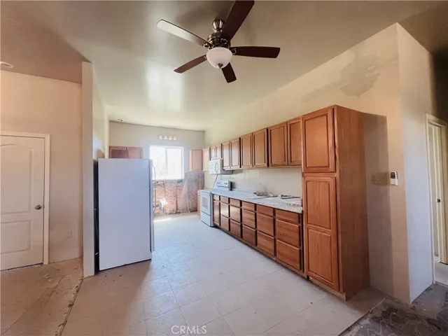 Unfinished kitchen ADU
