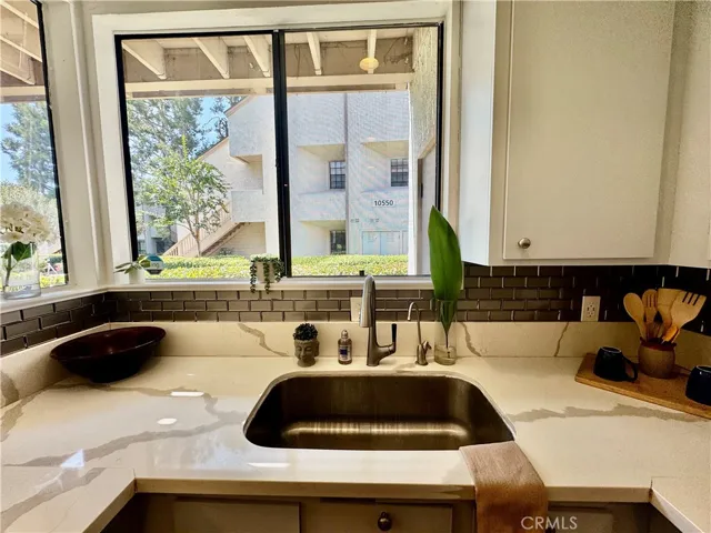 Plenty of countertop space for food prepping.
