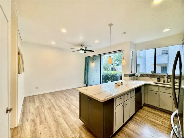 Open concept kitchen