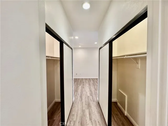 Huge closets.