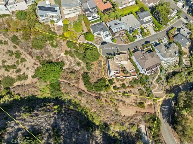 Lot lines are estimates.