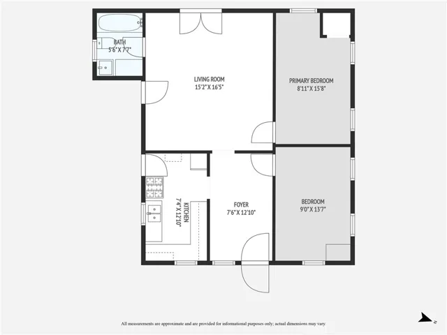 8849 (Back House) Floor Plan