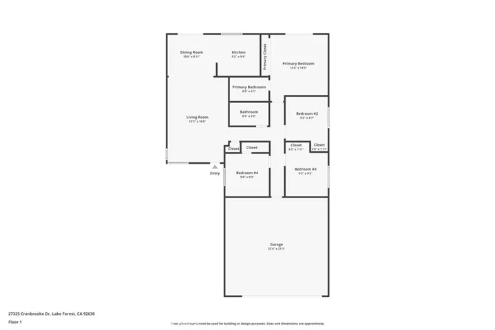 Floor Plan (Estimated)