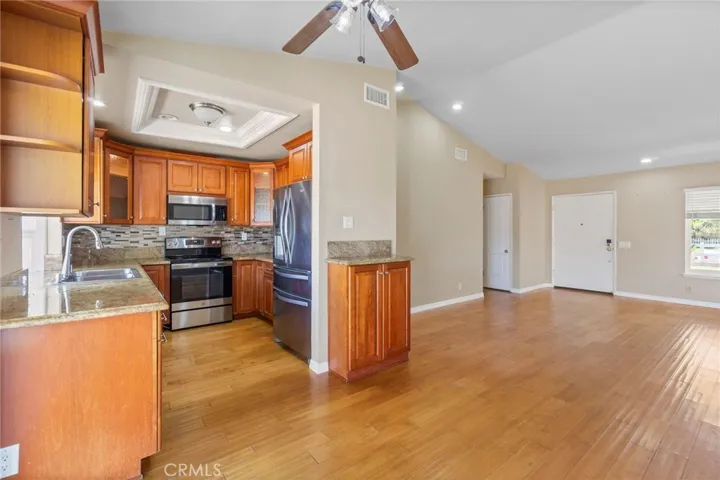 Open Concept Kitchen / Dining and Living Room