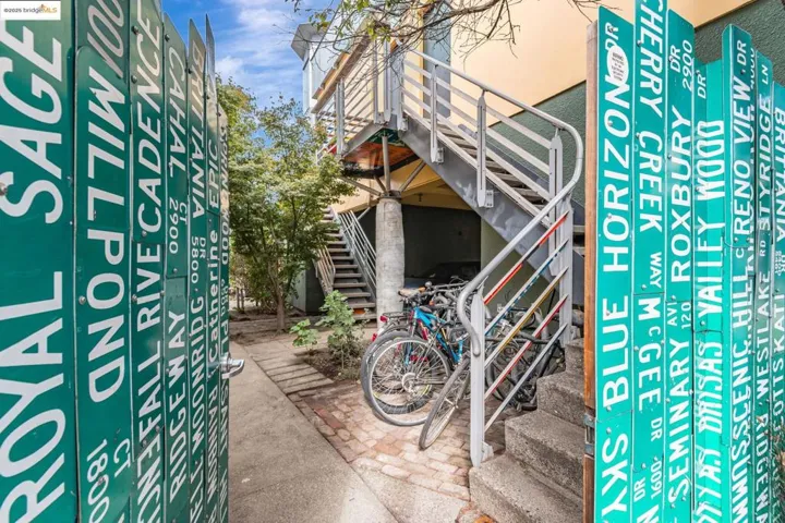 Stairs to the condo.