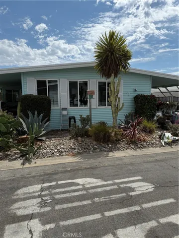 Front of  Mobile Home