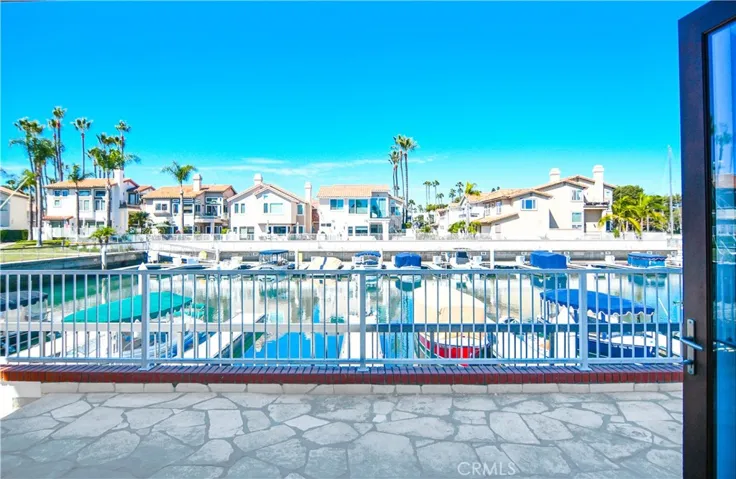 Boat slip is right in front of your new home