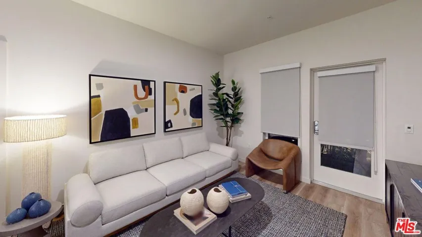 model unit living room