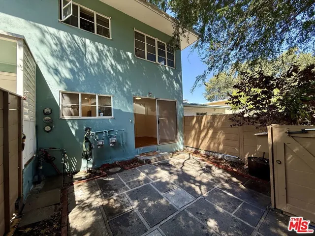 Private patio