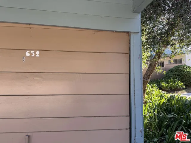 Private garage steps from the
