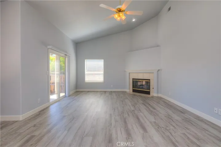 living area high ceilings