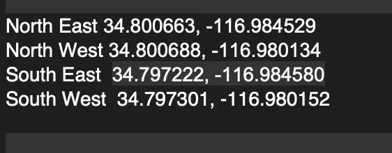 Coordinates