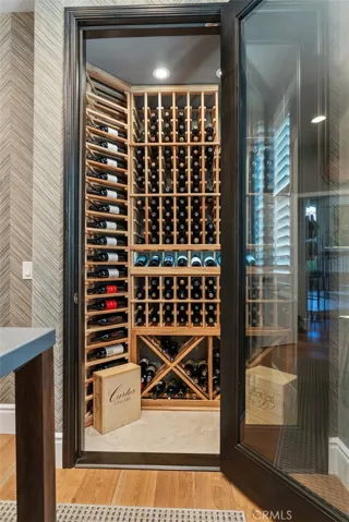 Downstairs Wine Cellar in Downstairs Bedroom currently Without Closet
