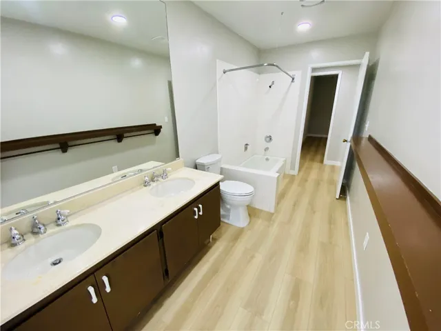 Hallway bathroom