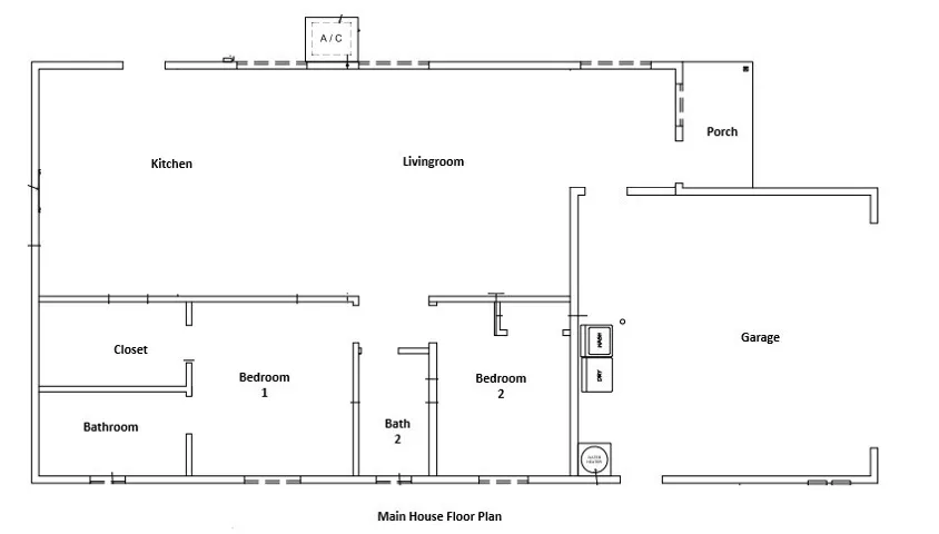 Main House Floor Plan