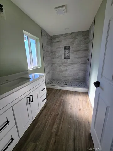 En-suite bathroom in the primary bedroom in the main house
